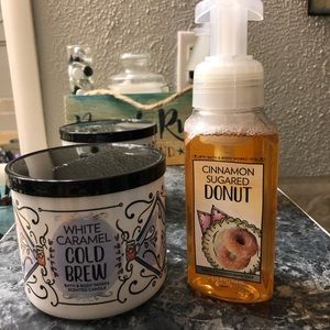 White Caramel Latte candle and hand soap
